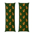 thumbnail image 1 of Balery Bold Squirrel Silhouettes Funda Protectora para Almohada Corporal de Algodón Hipoalergénico con Cierre(55 x 21 pulgadas), Almohadas No Incluidas, 1 of 7