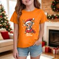 thumbnail image 2 of Xyant Christmas Shirts Kids, Boys Girls Reindeer Merry Christmas Print Short Sleeve Funny Graphic T Shirts Toddler Xmas Holiday Tees Gift Tops, Size 5-6 Years, 2 of 4