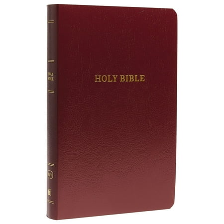 KJV, Gift and Award Bible, Imitation Leather, Burgundy, Red Letter Edition (Paperback)