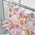 thumbnail image 3 of Halloween Shower Curtain, Bow-tie Pumpkin Polyester Fabric Bathroom Decor Curtain, Machine Washable Waterproof, Halloween Holiday Gift for Women Men, 72 x 72 Inches, 3 of 7