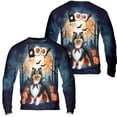 thumbnail image 3 of Happy Halloween Vampire Shetland Sheepdog BOO with Pumpkins Fun and Spooky All Over Print 3D Sweatshirt Unisex Merch Sheltie Dog Lover Gifts - 00018, 3 of 6