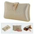 thumbnail image 4 of Bolso de mano brillante para fiesta, banquete, noche, con cadena, para mujer, 4 of 8