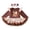 Brown2, variant on SOFTCCLO Baby Girl Halloween Outfit Party Long Sleeve Romper Dress Headband Comfortable Casual 2 Piece Sets Size 0-3M