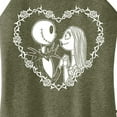 thumbnail image 3 of The Nightmare Before Christmas - Jack Sally Heart - Juniors High Neck Tank Top, 3 of 5