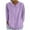 Purple, variant on Xihbxyly Womens Casual Tops 3/4 Sleeve Women Floral Print Shirts 3/4 Sleeve Pleated Front Blouse Tops Button V Neck Tops Gradient Printed Tunic Tops Blouses