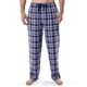 thumbnail image 3 of Conjunto de Pijama para Hombre IZOD Azul Marino Jersey Henley y Pantalón de Franela Talla M, 3 of 6