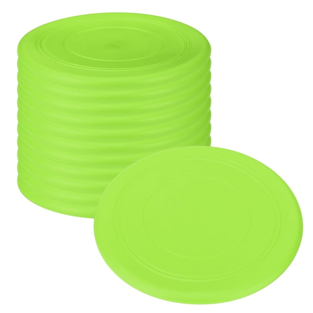 Uxcell Flying Disc, Soft Silicone Colorful Flying Disk Flyer for Outdoor Sports Training Playing Lawn Game Green