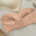 thumbnail image 7 of Plus Size Bras for Women Strapless Seamless Jelly Push Up Bra No Underwire Invisible Molded Cups, 7 of 7