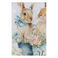 thumbnail image 5 of Watercolor Bunny Blackout Curtains 55W x 72/84L Living Room Bedroom Curtains Heat Insulation and Sun Protection 2-Pack, 5 of 6