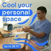 Evapolar Portable AC Unit- Small Personal Air Conditioners - Mini Evaporative Air Cooler for Desk and Camping - Swamp Cooler - Evachill, White