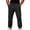 Black, variant on Jogger Pants for Men with Zipper Ankle Loose Fit Athletic Sweatpants Outdoor Black L