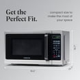 thumbnail image 4 of Farberware Countertop Microwave 900 Watts, 0.9 Cu. Ft. - Microwave Oven With LED Lighting and Child Lock - Perfect for Apartments and Dorms - Easy Clean Stainless Steel, 4 of 5