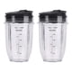 thumbnail image 1 of 2 vasos de repuesto para licuadora Ninja con tapa para Ninja Auto IQ BL480 BL642 BL450 BL682 BL480, BL490, BL640 BL680, 1 of 5