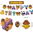 thumbnail image 2 of 32 Pcs For Hey Duggee Theme Birthday Party Decoration Set - Includes Happy Birthday Banner, Cake Topper, Cupcake Toppers, and Balloons for Kids’ Celebrations, 2 of 4