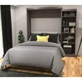 thumbnail image 3 of Atlin Designs 90" Queen Wall Bed with Storage in Bark Gray, 3 of 5