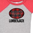 thumbnail image 4 of Inktastic Daddy Little Lumberjack Plaid Boys Baby Bodysuit, 4 of 5