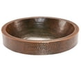 thumbnail image 6 of Premier Copper Products Bsp1_Vo18skdb 18" Copper Vessel Bathroom Sink - Bronze, 6 of 7