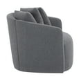 thumbnail image 6 of Beautiful Drew Accent Chair by Drew Barrymore, Charcoal Boucle, 6 of 12