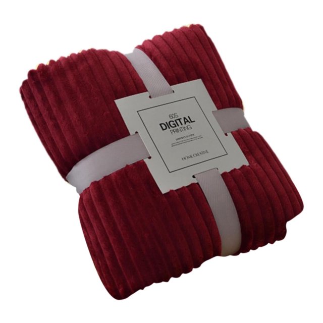 ¡Oferta de liquidación de mantas! Manta mágica de terciopelo coral Dusknt, color rojo floreciente: 50 x 70 cm, manta pequeña de franela de color liso (1 manta).