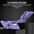 thumbnail image 4 of for Xiaomi Redmi A1 Case with Metal Ring Kickstand for Women & Men, Heavy-Duty Protection Shockproof Bumper Cover Case for Xiaomi Redmi A1 TY Purple, 4 of 18