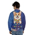 thumbnail image 5 of Autism Awareness Corgi Accept Understand Love All Over Print 3D Baseball Jacket Welsh Corgi Dog Lover Gifts Idea Bomber Jacket Softball - 12003, 5 of 6