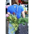 thumbnail image 5 of ADK Packbasket (Botanical) Multifunctional Durable Structured Tote / Reusable Shopping Bag That Folds Flat / Holds 30 lbs., 5 of 7