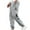 A01-Gray, variant on USNSM Men's Joggers Casual Multi Pockets Outdoor Cargo Pants Drawstring Elastic Waistband Tapered Trousers for Hiking Blue 3XL