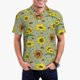thumbnail image 1 of Fotbe Sage Green With Sunflowers Camiseta Polo de Golf para Hombre con Estampado – Camisa Deportiva Transpirable con Cuello Abotonado-Small, 1 of 6