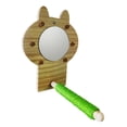 thumbnail image 4 of balikha Bird Parakeet Mirror for Cage,Parrot Perch Stand,Wooden Parakeet Accessories,Bird Toy for Parakeets,Grey Macaw,Conures,Finch, 4 of 9
