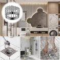 thumbnail image 3 of Floor Drain Cover Stainless Steel Downspout Mesh Filter Anti-Blocking Sewer Filter Cover for Bathroom Balcony Outdoor, 3 of 5