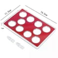 thumbnail image 2 of Caja redonda de plástico transparente para 30 cápsulas de monedas de 27 mm. Estuche hermético para guardar y proteger su colección., 2 of 5