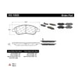 thumbnail image 2 of Centric 103.15920 CTek Ceramic Brake Pads, 2 of 4