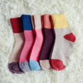 thumbnail image 2 of Holzlrgus 5 Pairs Womens Vintage Style Winter Warm Thick Knit Wool Cozy Crew Socks Multicolor 02., 2 of 6