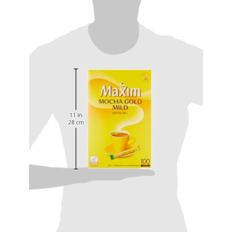 Denelchon, Maxim Mocha Gold Mild Coffee Mix, 12g 100pc, Korean