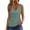 Green, variant on Womens Tank Tops Plus Size Classic Plain Color Summer Tank Tops for Women Spaghetti Strap Slim Fitted Square Neck Sleeveless Shirts Camisole Ruched Tee Shirts Basic Outfits Clothes