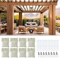 thumbnail image 4 of 8 Pack Outdoor Curtain Weights, 15oz Outdoor Curtain Sandbag Weighted Bags, 4 of 6