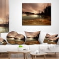 thumbnail image 4 of Designart 12" x 20" Brown Polyester Throw Pillow, 4 of 5
