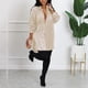 thumbnail image 2 of Mini vestido con lentejuelas para mujer: brillante, con botones, cuello en V, poliéster, para fiesta/salir por la noche, S-XXL, 2 of 8