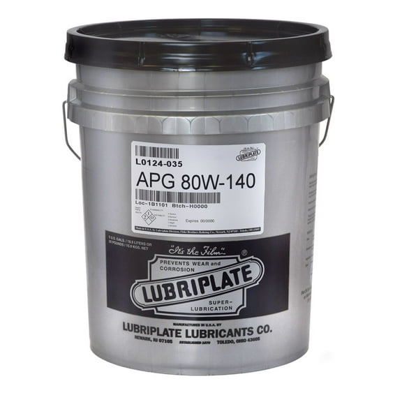Lubriplate Multi-Grade Gear Oil ISO 320, APG-80W-140 Mineral Oil, 35 lb Pail
