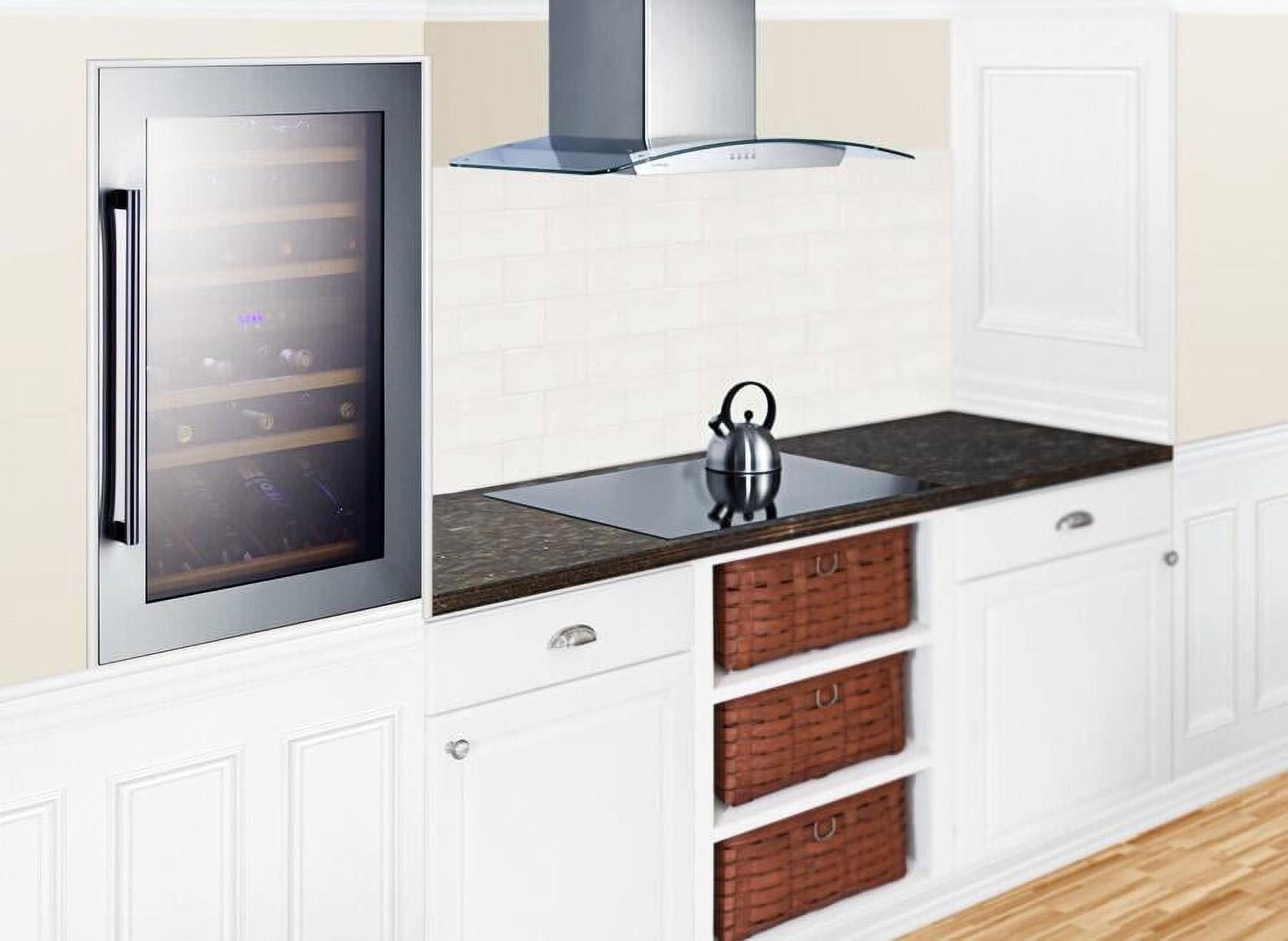 Summit 24-Inch 59 Bottle Built-In Dual Zone Wine Cellar / Cooler