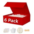 thumbnail image 1 of Caja de regalo Ouering Red, paquete de 6 unidades, 29,2 x 20,3 x 10,2 cm, con accesorios, 1 of 7