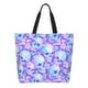 thumbnail image 1 of Disketp Blue Skull Daisy Bolsa Tote Estampada para Mujer, Bolso de Hombro y de Mano para Compras y Viajes, 1 of 8
