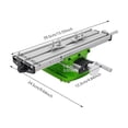 thumbnail image 3 of Ovzne Table de Fraisage Table de Travail Multifonctionnelle Table de Fraisage Coulissante Réglable Haute Précision avec Échelle Machine de Table de Travail Machine de Fraisage avec Fixé en Liquidation, 3 of 8