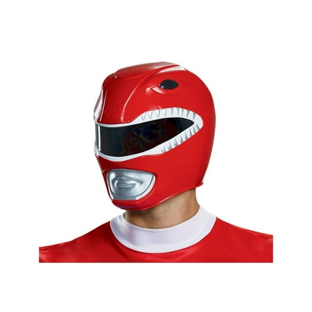 Red Ranger Helmet Adult Halloween Accessory