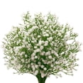 thumbnail image 4 of 9 ramos de flores artificiales de gypsophila para baby breath, ideales para bodas, decoración del hogar (blanco), 4 of 8