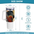 thumbnail image 3 of SKYSONIC Insulated Tumblers with Lids and Straws Handles 40oz Water Bottle Pegasus 2 Travel Mug Reusable Stainless Steel Thermos Vacuum, 3 of 7
