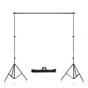 6.56ft x 6.56ft Adjustable Background Support Stand, Photography Backdrop Crossbar Kit