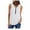White, variant on VEKDONE Zip up V-Neck Tank Tops for Women Summer Sleeveless Plus Size Tunics Tops Solid Color Loose Fit Lightweight Lounge Tanks Green XX-Large