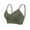 Green, variant on ,Women's V Neck Tube Top Bras Padded Camisole Sports Bra Seamless Double Shoulder Straps Running Yoga Bralettes White One Size