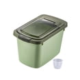 thumbnail image 4 of Grain Rice Storage Bin Cereal Dispenser Bucket Airtight Pet Food Storage Box Green, 4 of 8